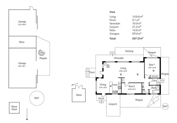 Floorplan of Homely house listing, 34 Main South Rd, Myponga SA