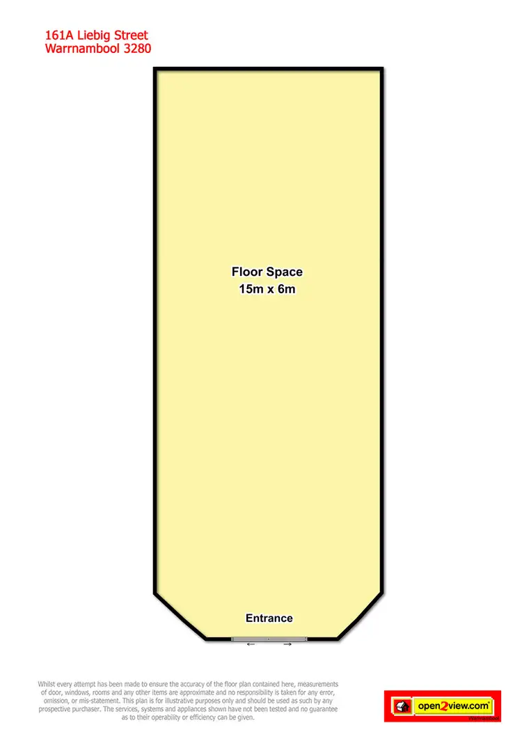 Floorplan of Homely house listing, 161a Liebig St, Warrnambool VIC