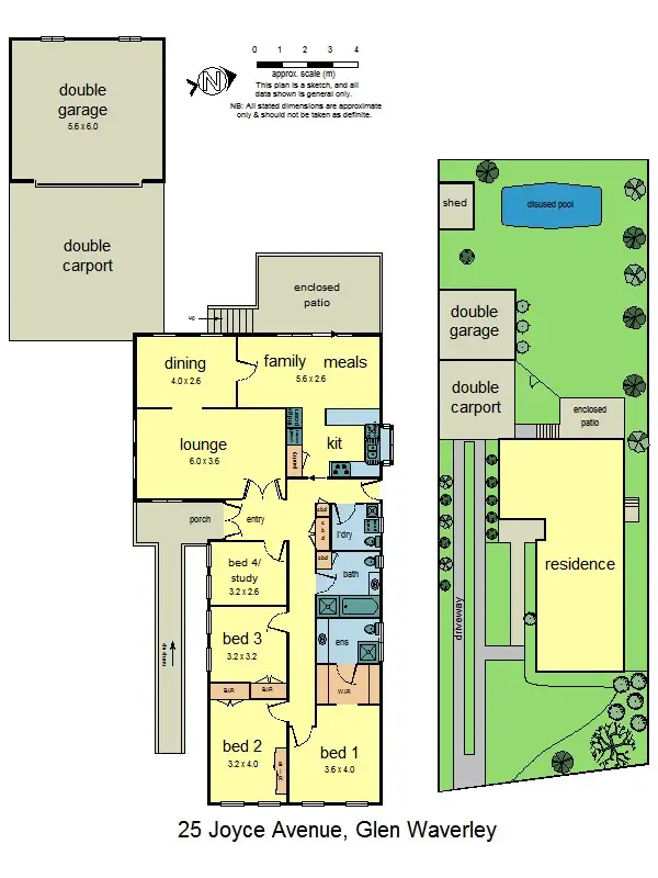 Floorplan of Homely house listing, 25 Joyce Ave, Glen Waverley VIC