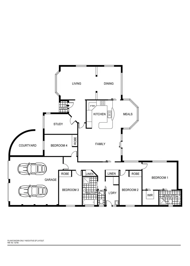 Floorplan of Homely house listing, 6 Ironbark Cct, Jerrabomberra NSW