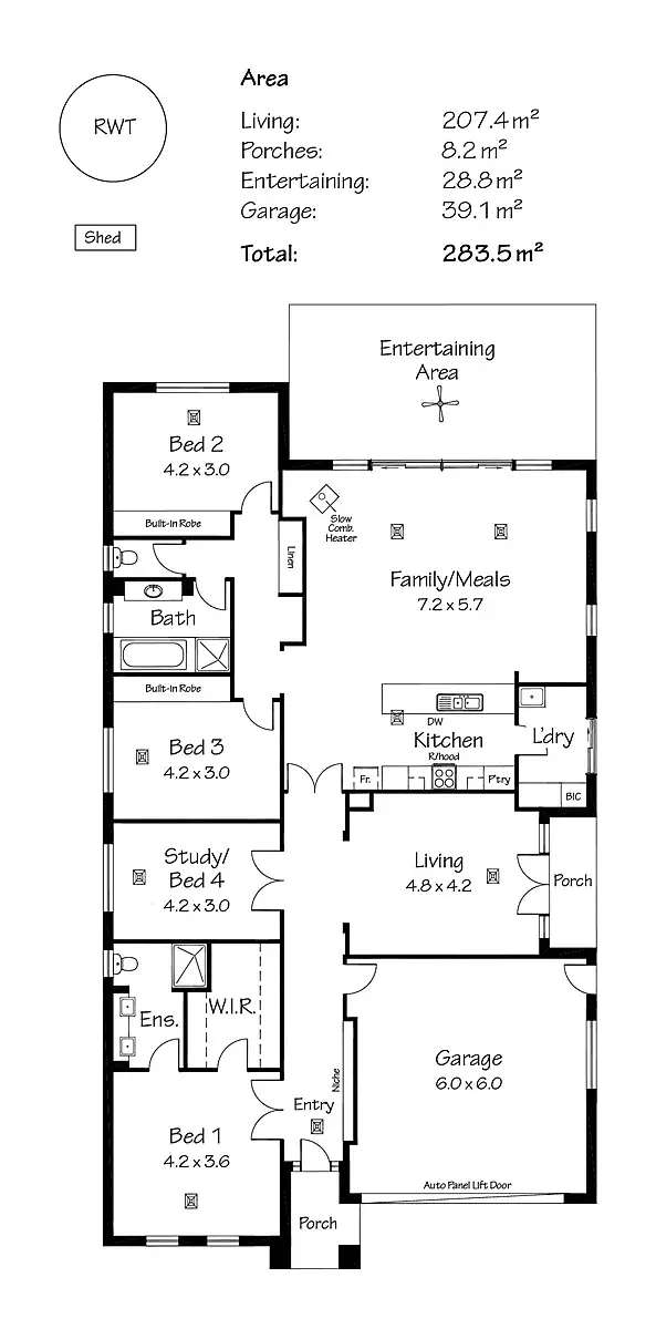 Floorplan of Homely house listing, 20 Benjamin Gray Dr, Littlehampton SA