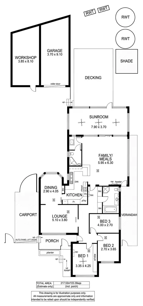 Floorplan of Homely house listing, 3 Grenache Ave, Wattle Park SA