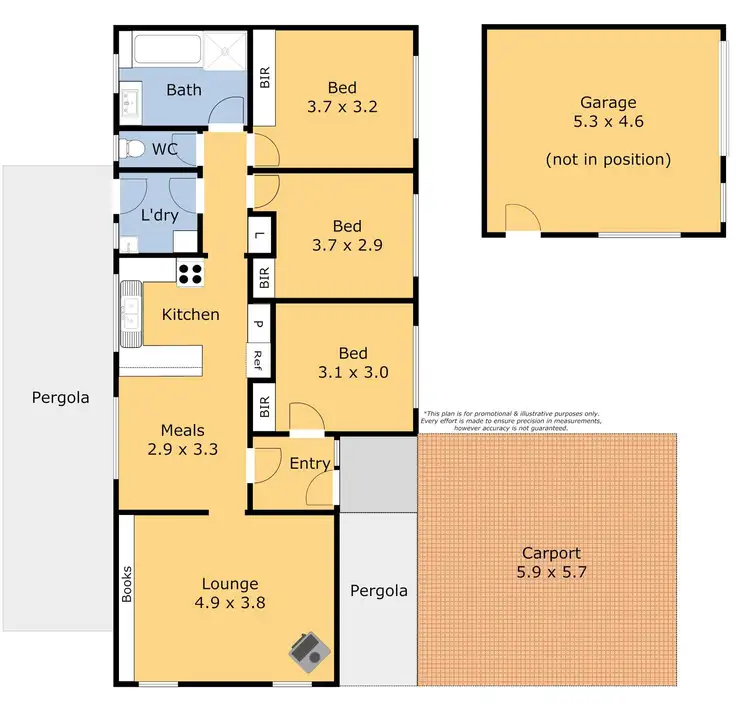 Floorplan of Homely house listing, 5 Mark St, Lara VIC
