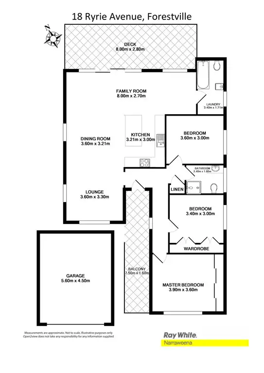 Floorplan of Homely house listing, 18 Ryrie Ave, Forestville NSW