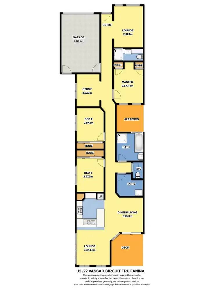 Floorplan of Homely unit listing, 2/22 Vassar Ct, Truganina VIC