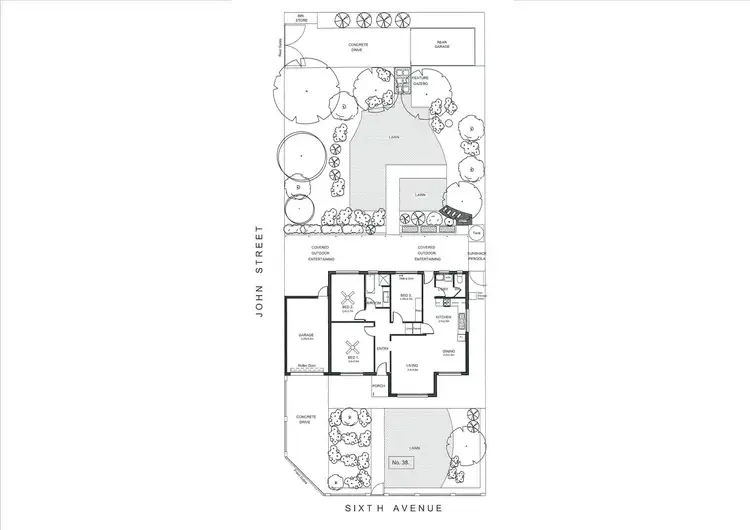 Floorplan of Homely house listing, 38 Sixth Ave, Ascot Park SA