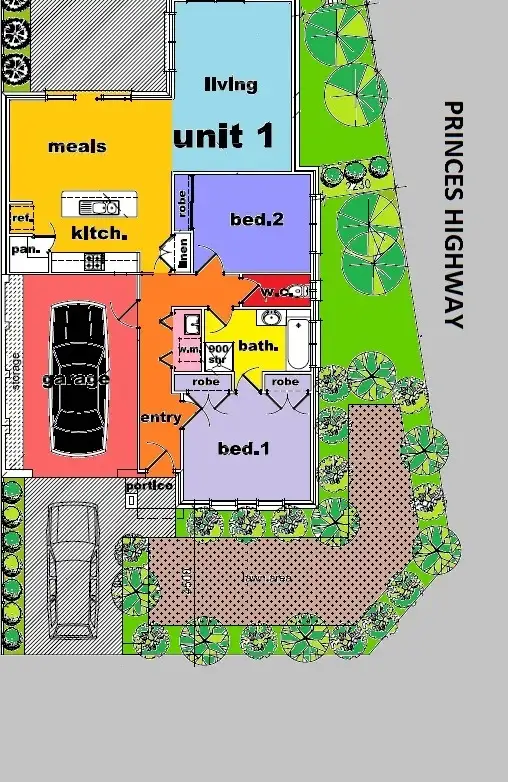Floorplan of Homely house listing, 1 Plover St, Lara VIC