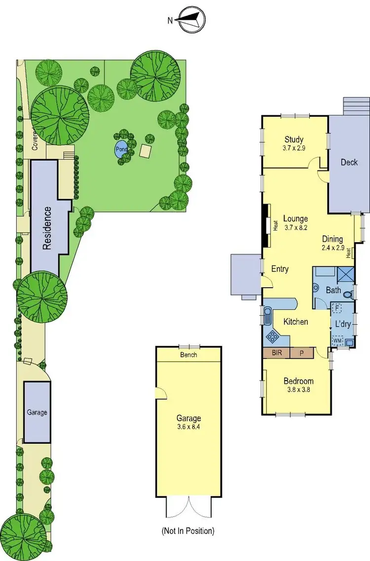 Floorplan of Homely house listing, 2/16 Willis St, Greensborough VIC