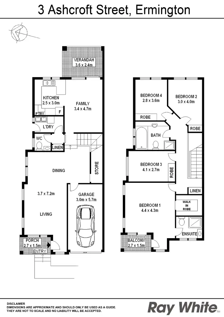 Floorplan of Homely house listing, 3A Ashcroft St, Ermington NSW