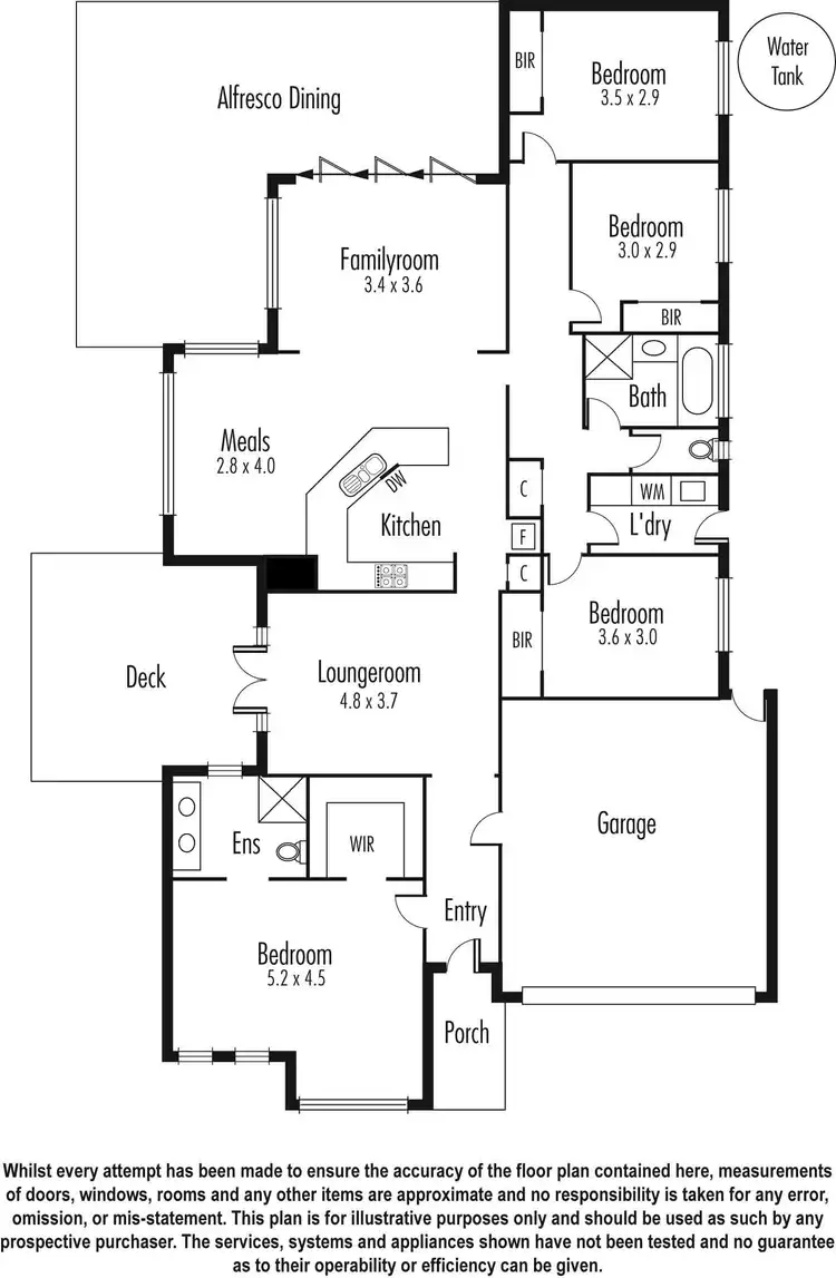 Floorplan of Homely house listing, 14 COORONG Cir, Waterways VIC