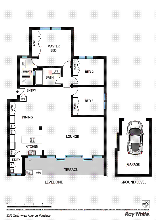 Floorplan of Homely apartment listing, 22/2 Oceanview Ave, Vaucluse NSW