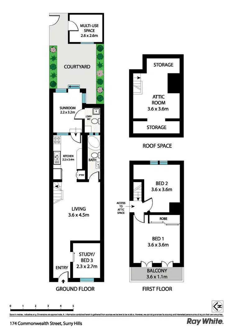 Floorplan of Homely house listing, 174 Commonwealth St, Surry Hills NSW