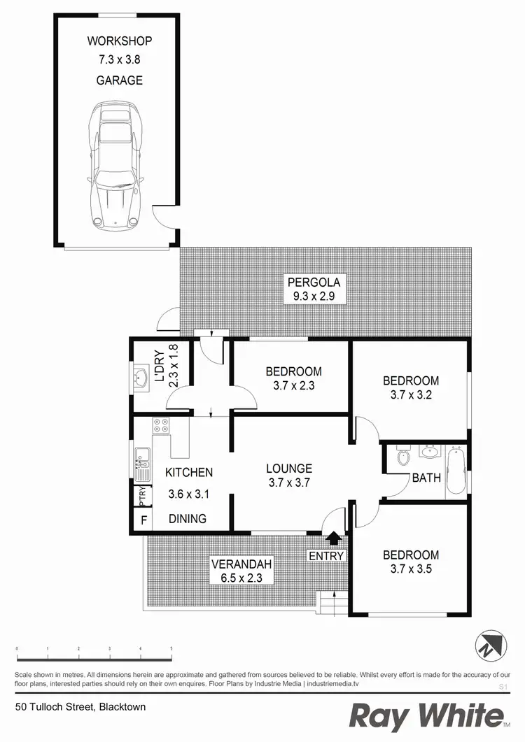 Floorplan of Homely house listing, 50 Tulloch St, Blacktown NSW