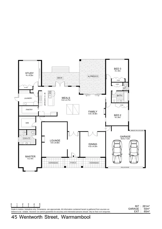 Floorplan of Homely house listing, 45 Wentworth St, Warrnambool VIC