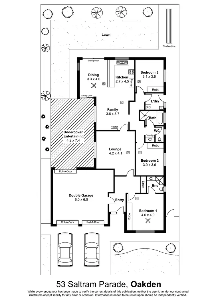 Floorplan of Homely house listing, 53 Saltram Pde, Oakden SA