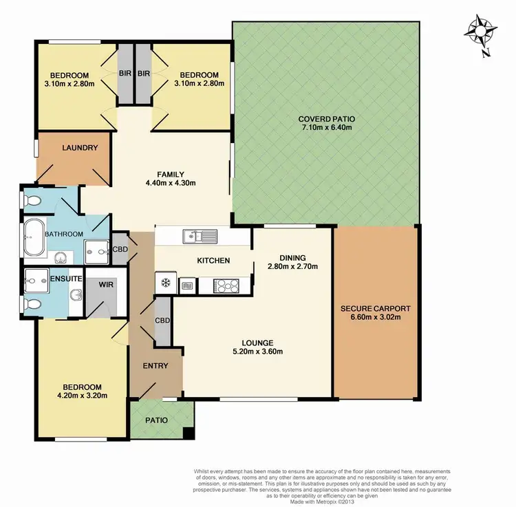 Floorplan of Homely house listing, 117 Murrindal Dr, Rowville VIC