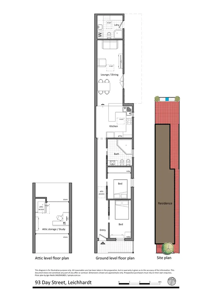 Floorplan of Homely house listing, 93 Day St, Leichhardt NSW