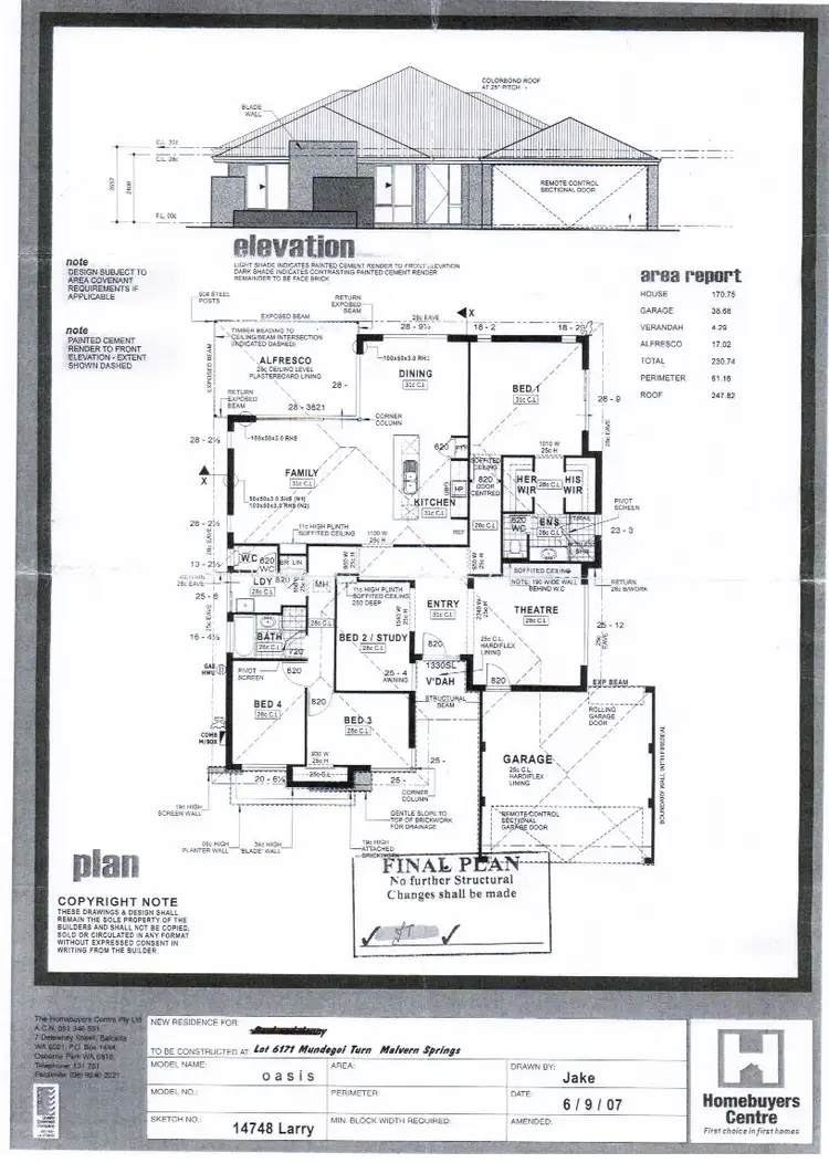 Floorplan of Homely house listing, 16 Mundego Turn, Ellenbrook WA
