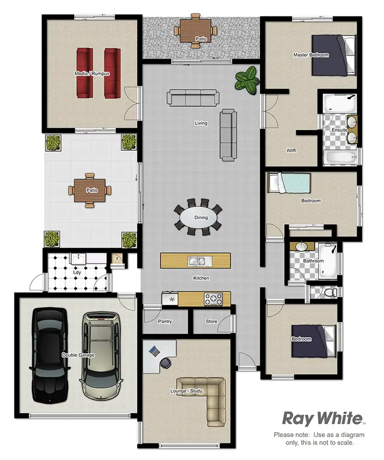 Floorplan of Homely house listing, 8 Ruthenium Ct, Hope Island QLD