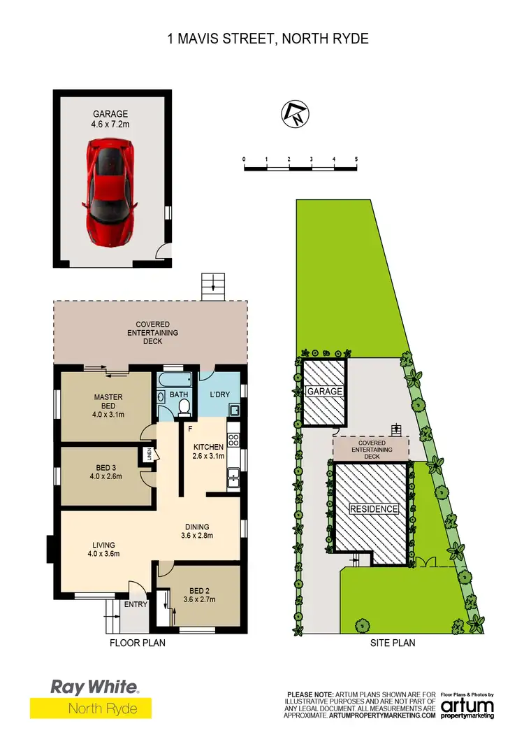 Floorplan of Homely house listing, 1 Mavis St, North Ryde NSW