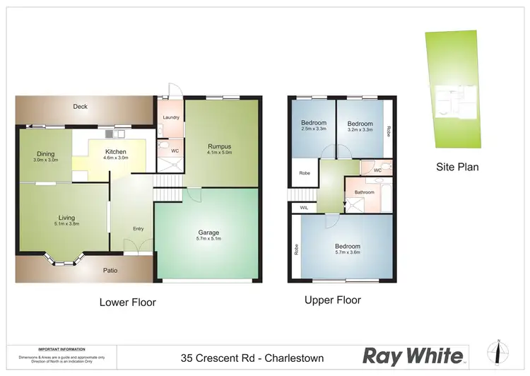 Floorplan of Homely house listing, 35 Crescent Rd, Charlestown NSW