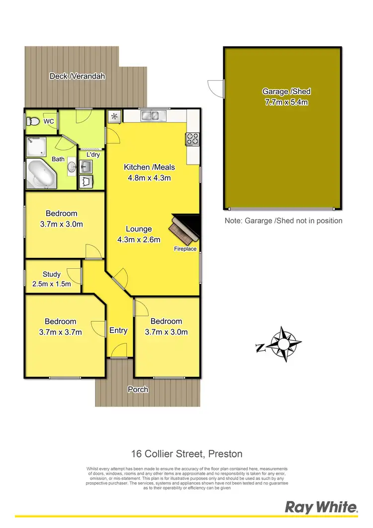 Floorplan of Homely house listing, 16 COLLIER St, Preston VIC