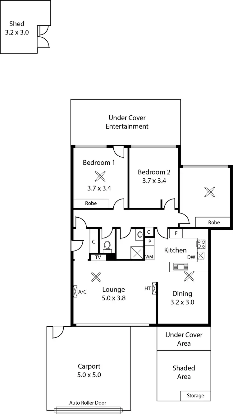 Floorplan of Homely house listing, 5 Beth Ct, Pennington SA