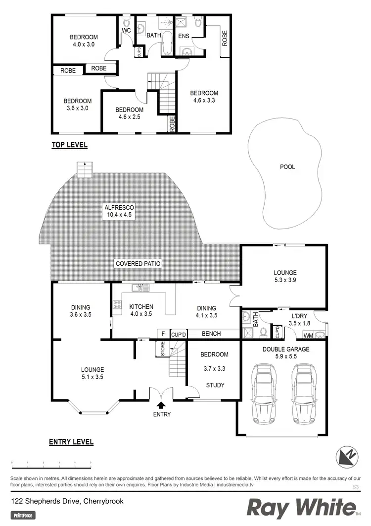 Floorplan of Homely house listing, 122 Shepherds Dr, Cherrybrook NSW
