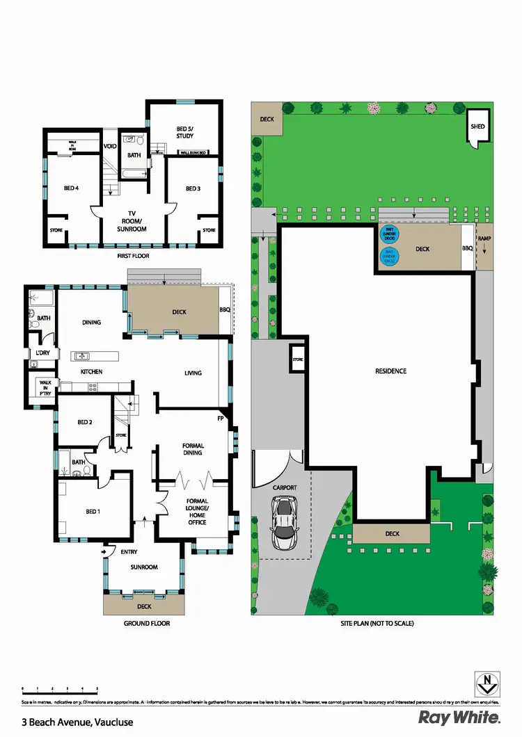 Floorplan of Homely house listing, 3 Beach Ave, Vaucluse NSW