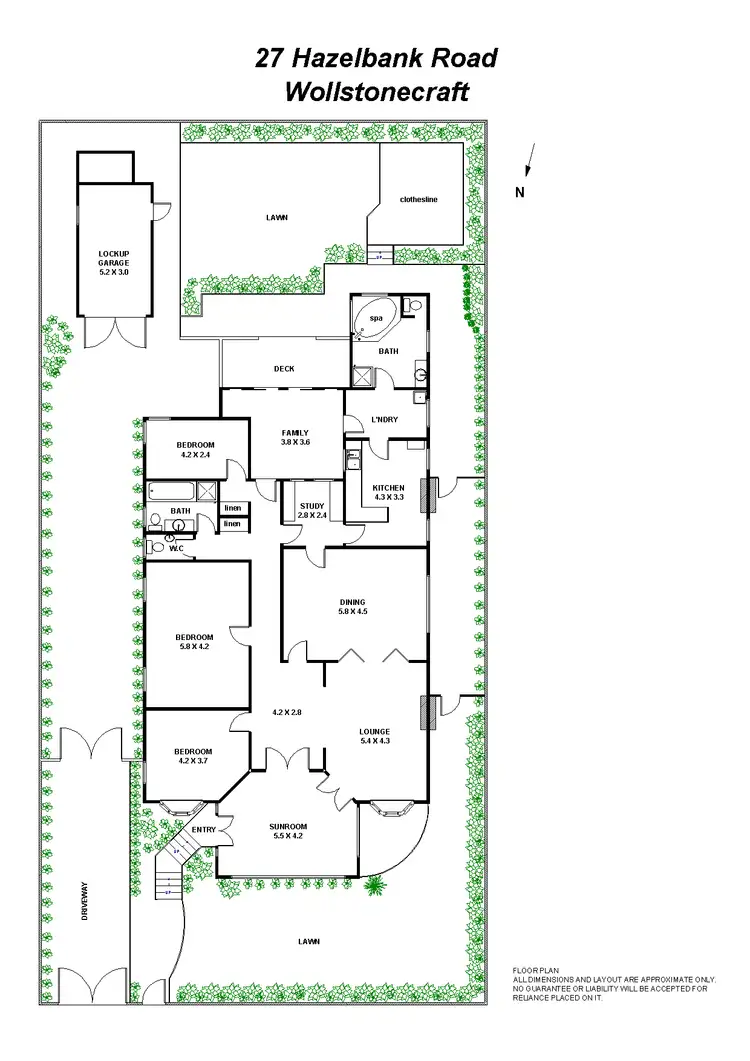 Floorplan of Homely house listing, 27 Hazelbank Rd, Wollstonecraft NSW