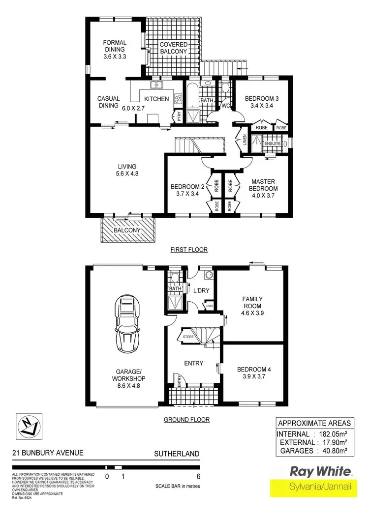 Floorplan of Homely house listing, 21 Bunbury Ave, Sutherland NSW