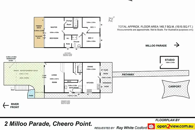 Floorplan of Homely house listing, 2 Milloo Pde, Mooney Mooney NSW