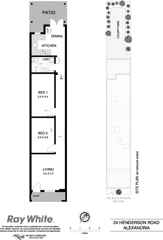 Floorplan of Homely house listing, 24 Henderson Rd, Alexandria NSW