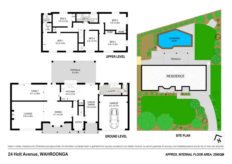 Floorplan of Homely house listing, 24 Holt Ave, Wahroonga NSW