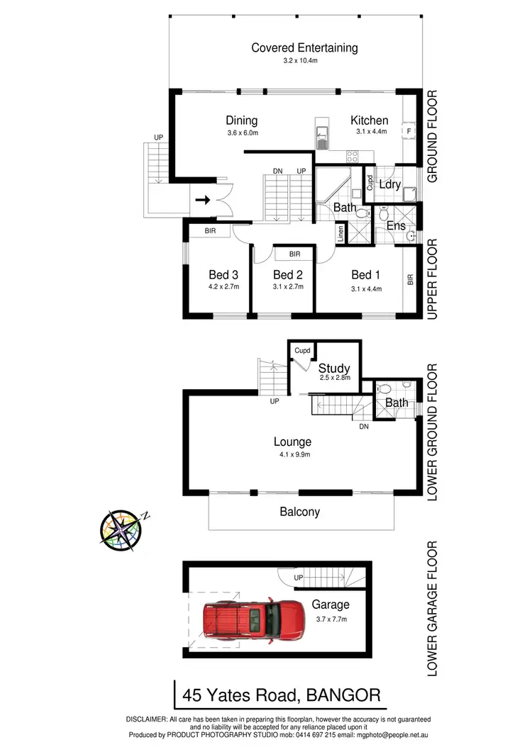 Floorplan of Homely house listing, 45 Yates Rd, Bangor NSW