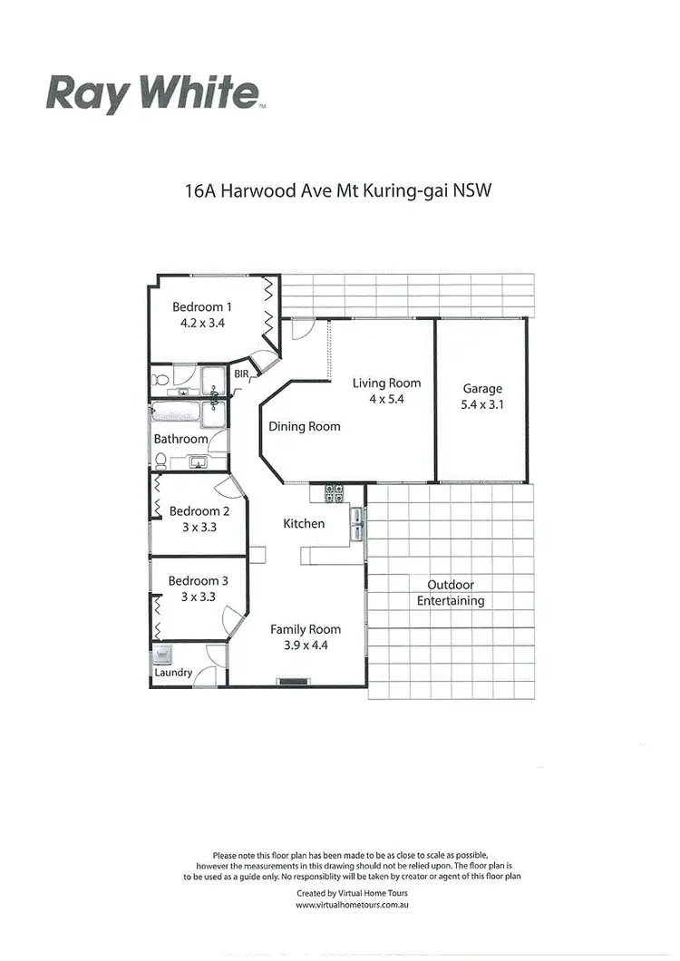Floorplan of Homely house listing, 16A Harwood Ave, Mount Kuring-gai NSW