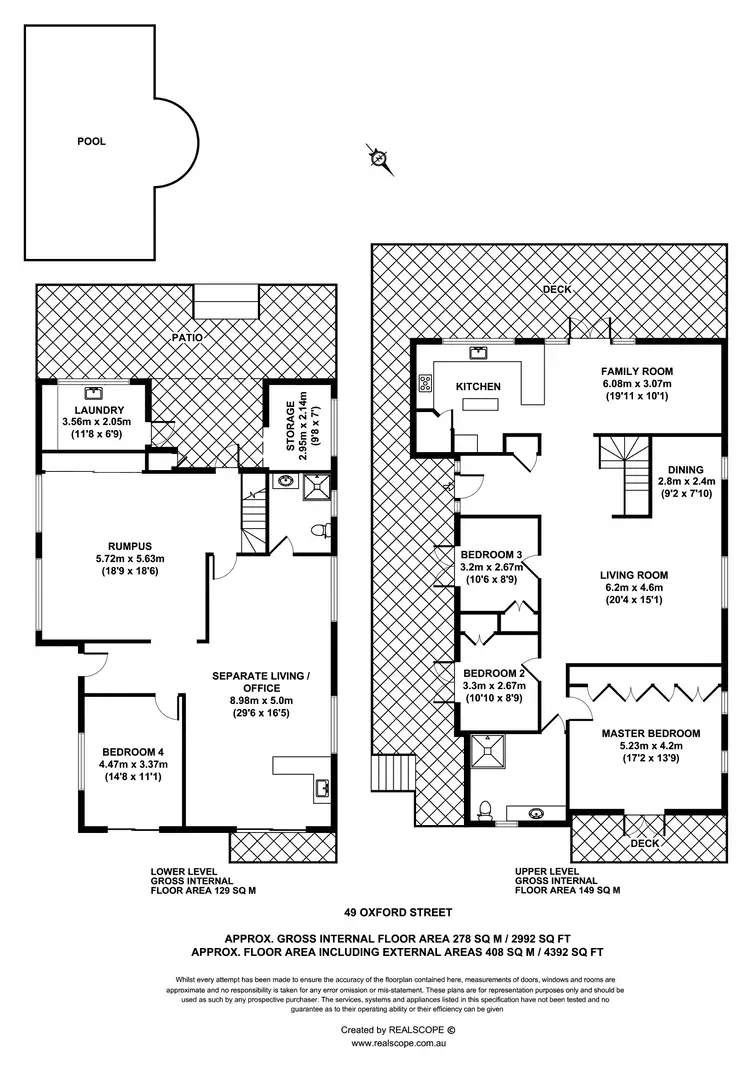 Floorplan of Homely house listing, 49 Oxford St, Paddington QLD