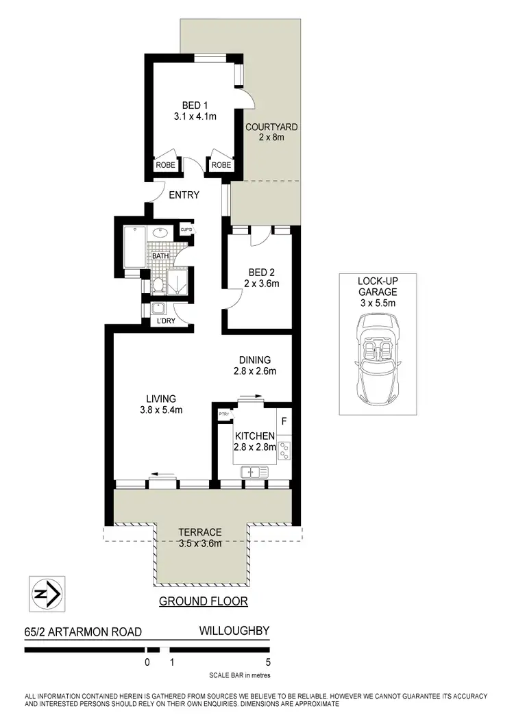 Floorplan of Homely apartment listing, 65/2 Artarmon Rd, Willoughby NSW