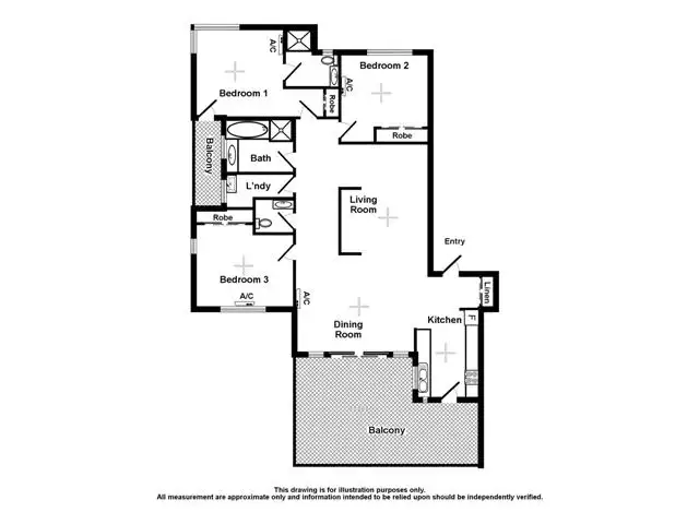 Floorplan of Homely unit listing, 16/73D Ruddick Cct, Stuart Park NT