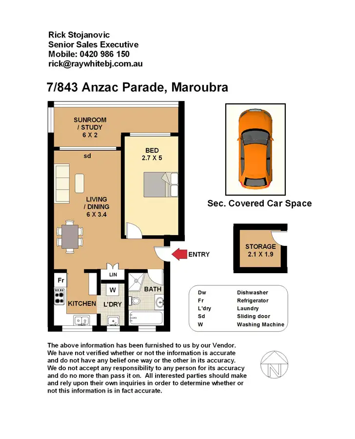 Floorplan of Homely apartment listing, 7/843 Anzac Pde, Maroubra NSW