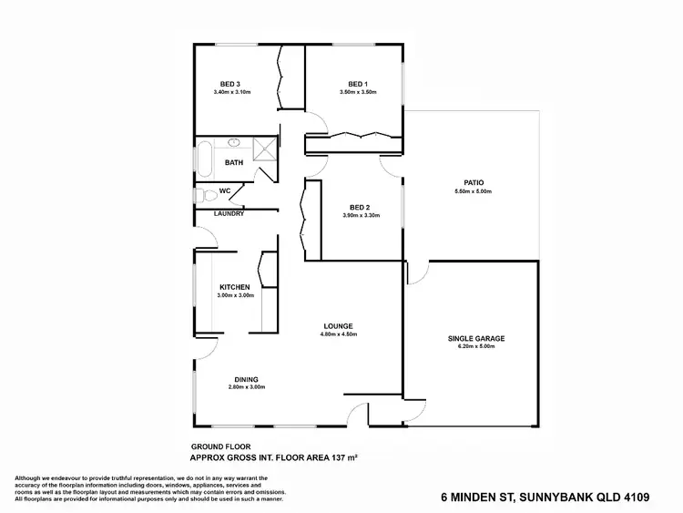 Floorplan of Homely house listing, 6 Minden St, Sunnybank QLD