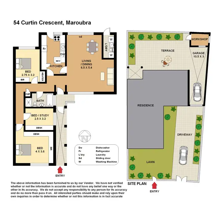 Floorplan of Homely house listing, 54 Curtin Cres, Maroubra NSW