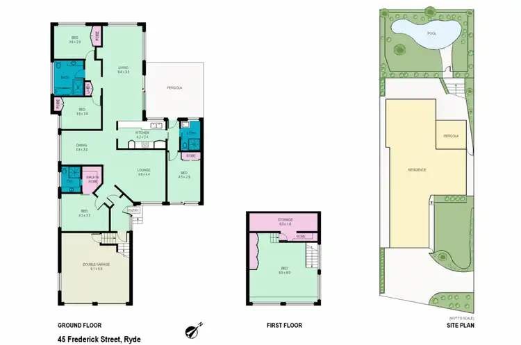 Floorplan of Homely house listing, 45 Frederick St, Ryde NSW