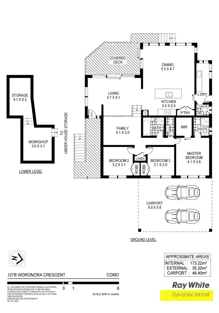 Floorplan of Homely house listing, 127B Woronora Cres, Como NSW