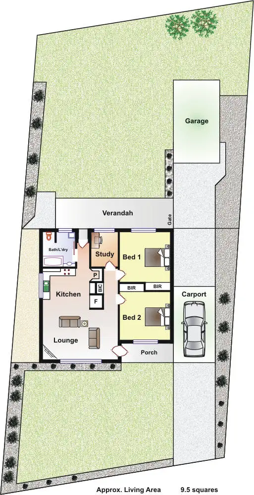 Floorplan of Homely house listing, 3 Orchid Ave, Rosebud VIC