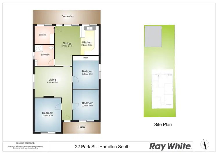 Floorplan of Homely house listing, 22 Park St, Hamilton South NSW