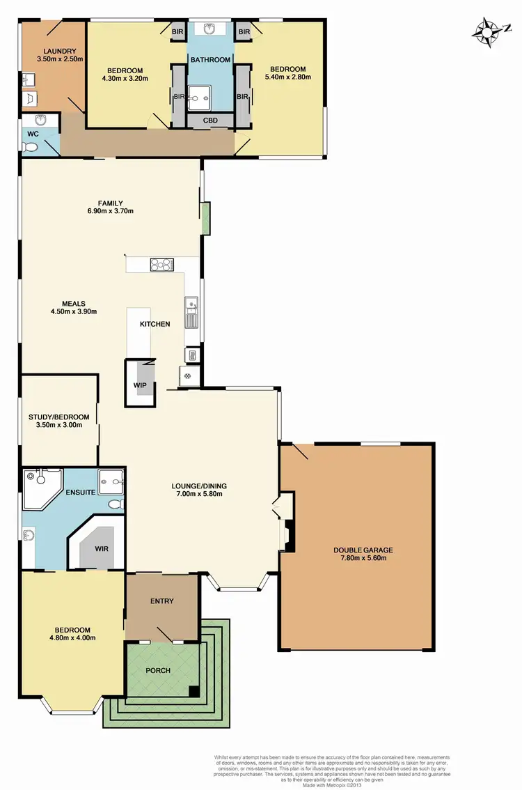 Floorplan of Homely house listing, 94 Liberty Ave, Rowville VIC