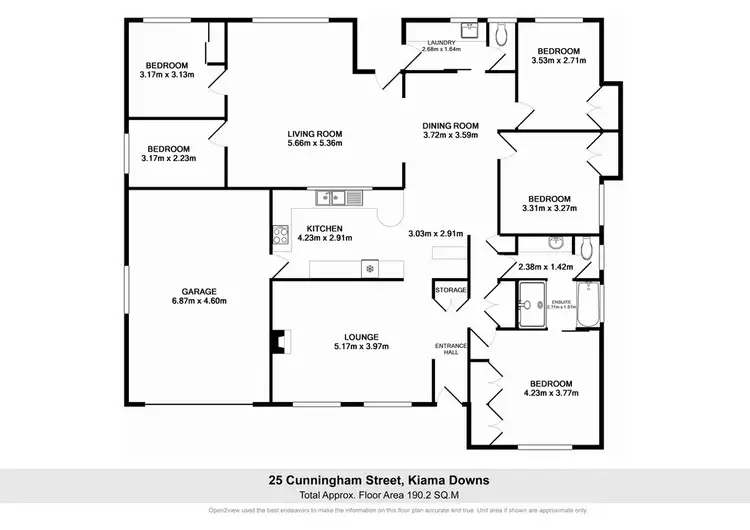 Floorplan of Homely house listing, 25 Cunningham St, Kiama Downs NSW