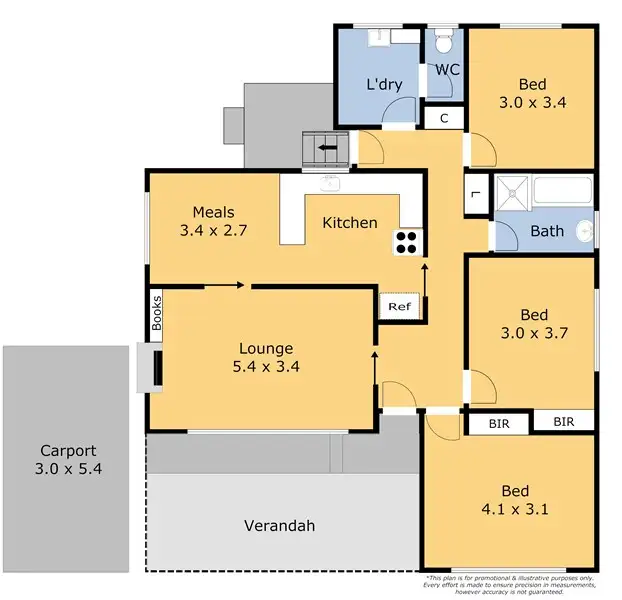 Floorplan of Homely house listing, 6 Merralyn St, Belmont VIC