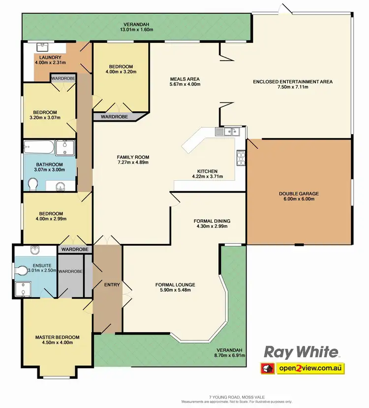 Floorplan of Homely house listing, 7 Young Rd, Moss Vale NSW